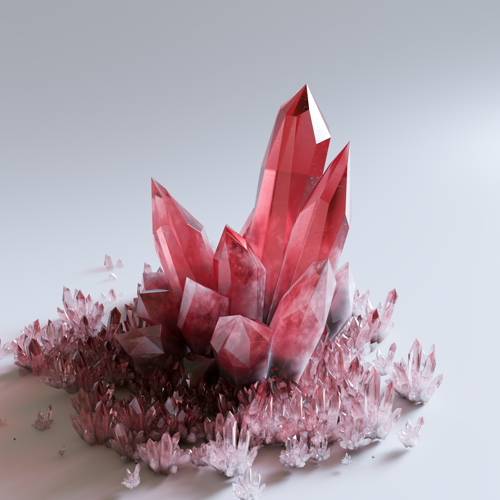 Procedural crystal shader preview image
